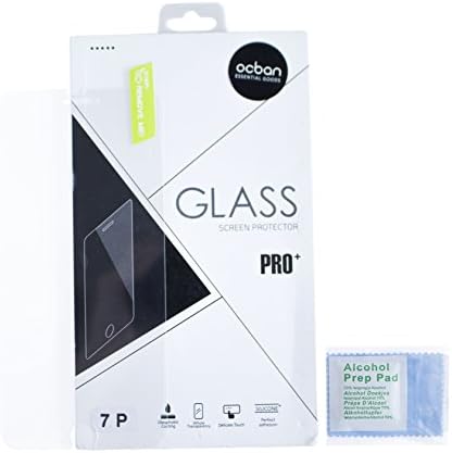 Ocban iPhone 8, 7, 6S, 6 PLUS Tempered Glass Screen Protector H9 Hardness Oleophobic Coating 3D Touch Compatibility HD Effect Round Edges Superb Quality Display Protection Easy Application