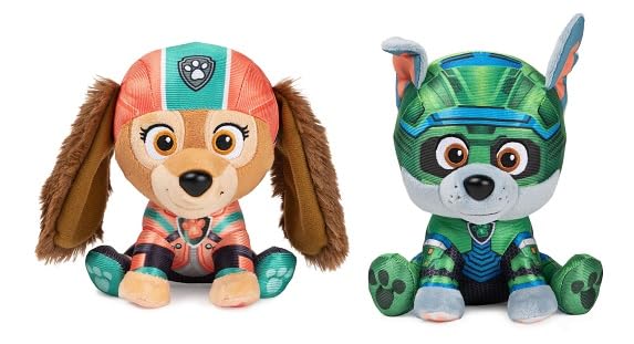 Gund Paw Patrol The Mighty Movie Plush Bundle of 2, Inch Liberty