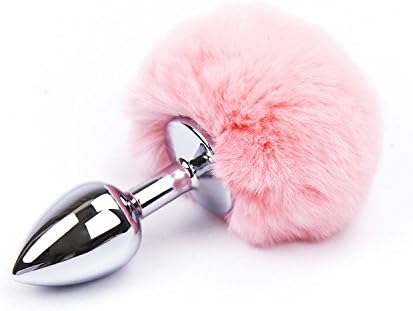DDSS Small Metal Rabbit Tail Bunny fox tail gift love cosplay holiday toy(3)