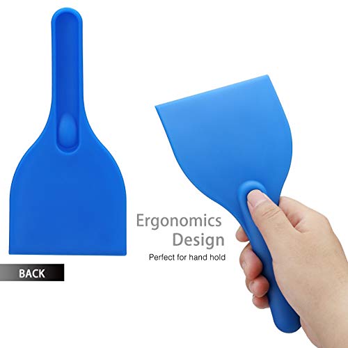 1 Scraper+Plastic+Cleaning+Heavy+Duty+Blue+Blue