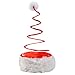 Funny Party Hats Santa Hat for Adults - Christmas Hats - Santa Coil Hat - Christmas Novelty Hats