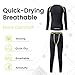 Tesuwel 2/3/4/5 Pcs Boys Girls Athletic Compression Pants and Shirts Base Layer Thermal Underwear Set Running Tights Leggingsthumb 1
