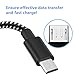 [4 Pack] Micro USB Cable Android [3FT 6FT 6FT 10FT], Premium Nylon Braided Cable, USB to Micro Lightning Cable High-Speed Syncing and Charging Cable for Samsung, Motorola, HTC and More Android Devices