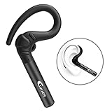 Guoer Bluetooth 4.1 Headset Noise Cancellation Earphone for iPhone Android Smartphones and Bluetooth-enabled Devices(Black)
