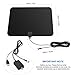 TV Antenna, Gipow Amplified HDTV Antenna 75 Mile Range with Detachable Amplifier USB Power Supply Signal Booster Upgraded Version Better Reception, 16ft High Performance Coax Cable