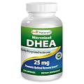 #1 Micronized DHEA 25 mg 180 Caps by Best Naturals -- Promotes a Balanced Hormone Level -- Manufactured in a USA Based GMP Certified Facility and Third Party Tested for Purity. Guaranteed!!
