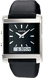 Casio Men's MTF110L-1A Black Leather Quartz Watch with Black Dial