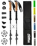 Foxelli Trekking Poles – 2-pc Pack Collapsible