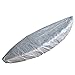 7.8-18ft Waterproof Kayak/Canoe Cover - Storage Dust Cover UV Protection Sunblock Shield for Fishing Boat/Canoe 7 Sizes [Choose Color] (Silver, Suitable for 9.3-10.5ft)