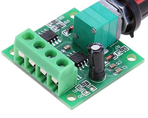 FICBOX 3 PACK 1.8v 3v 5v 6v 7.2v 12v 2A 30W DC Motor Speed Controller (PWM) 1803BK 1803B Adjustable Driver Switch