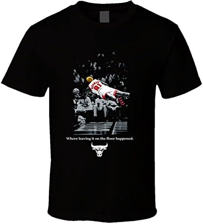 Tshirtbandit T-Shirt Bandit Dennis Rodman Rage Court Moment Basketball Cool T Shirt