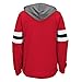 NHL Chicago Blackhawks Men's Face Off Jersey Pullover Hoodie, Large, Red