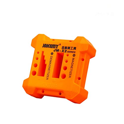 Getadate 1Pc Magnetizer Demagnetizer for Screwdrivers Tip Professional Screw Bits Pick-Up, Small Appliances(Yellow)