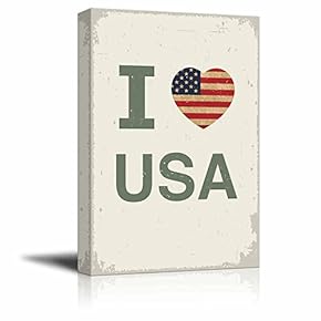 Vintage Style I Love USA