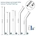 Stainless Steel Straws,Set of 9