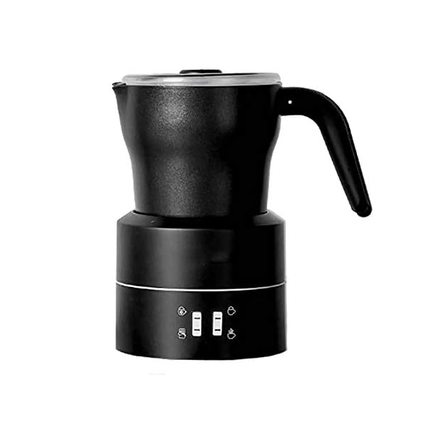 ALY Automatischer Milchschäumer aus Edelstahl, Elektrischer Milchaufschäumer Milk Frother für heiße und kalte Milch…