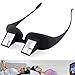 Pevor Lazy Reading Glasses-Lazy Readers Prism Glasses Bed Prism Spectacles Horizontal Eyeglasses for Reading/Watching TV Lying Down in Bed/Sofa, Myopia Presbyopic usable, Unisex