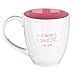 Christian Art Gifts Pink Ceramic Coffee Mug – 14 oz. Lead and Cadmium-free Inspirational Scripture Coffee and Tea Mug for Teachers with Bible Verse: Let All You Do Be Done In Love – Corinthian 16:14