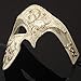 MasqueradeParty Mens Phantom of The Opera Masquerade Mask - Silver
