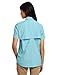 Columbia Women's Bahama Short Sleeve Shirt, X-Small, Clear Blue
