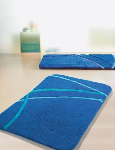 Spirella 1207832 Carpet Textile Motion Orchid 60 x 100 cm, White, Standard