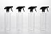 Chemical Resistant Heavy Duty Spray Bottle - Custom Fit Sprayer with Adjustable Nozzle - 16 oz Value Pack of 4 Bottles