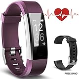 Fitness Tracker with Heart Rate Monitor,Pedometer for Walking IP67 Waterproof Activity Tracker for Kids Women Men Wristband Bracelet Calorie Counter Sleep Monitor Smart Watch for android phone & IOS