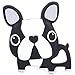 Single Black French Bulldog Silicone Teether Baby Teethers