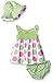 Gerber Baby Girls 3-Piece Sundress, Diaper Cover and Hat Set, dots, 24 Months