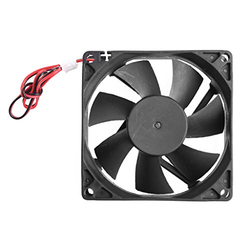 SCASTOE 80x80x25mm 12V 2-Pin PC Computer CPU System Heatsink Brushless Cooling Fan 8025