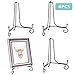 Teamkio 4 Pack Improved Anti-Slip 8 Inch Plate Holder Display Stand, Picture Frame Holder Stand, Easel Display Stand, Book Display Stand