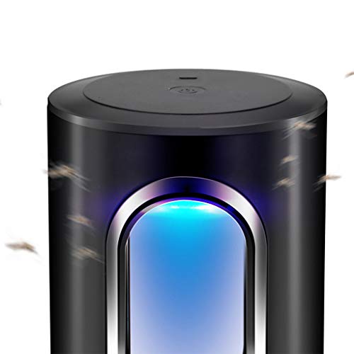 HTHJSCO Electric Mosquito Killer Lamp, Chemical-Free USB Powered UV LED Light Photocatalyst Fly Bug Dispeller with Suction Fan for Indoor Home