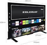 Toshiba 43" UV2363DB 4K Smart TV VIDAA HDR10 Alexa Google Assistant view 3