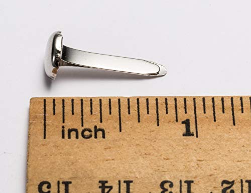 Y&YUAN Paper Fasteners Crafts Scrapbooking Round Metal Brads for DIY 3/4 Inch Medium 200pcs