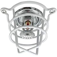 Happy Tree (10 Pack) White Fire Sprinkler Head Guard for Both 1/2" & 3/4" Sprinkler Head for Protecting Flush Mount & Side Wall & Pendent Semi - Recessed Sprinkler Head