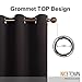 NICETOWN Drapes for Sliding Glass Door - Thermal Insulated Door Blinds, Patio Door Curtains, Vertical Blinds for Window (Toffee Brown, 100 inches x 84 inches)