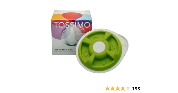 TASSIMO - Disco de agua caliente (T20, T40, T42, T65 T85 o VIVY) :  Amazon.es: Hogar y cocina