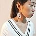 Personality Cassette Tape Dangle Earrings Acrylic Punk Funny Earrings for Women-Pink