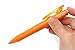 Pilot Down Force Ballpoint Pen, 0.7 mm, Orange Body, Black Ink (BDW-40F-O)