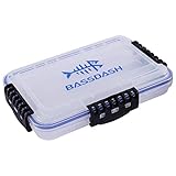 Bassdash 3600 3670 3700 Tackle Storage Waterproof Utility Tackle Boxes Fishing Lure Tray with Adjustable dividers
