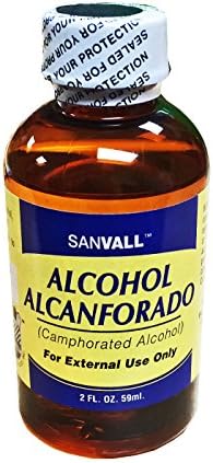Sanvall Camphorated - Alcanforado Alcohol 2 Oz Camphor Solution by Sanvall