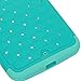 Moto X 2nd Gen Case, Moto X 2 Case, Style4U Motorola Moto X (2nd Generation) Studded Rhinestone Bling Hybrid Armor Case (2nd Gen, 2014 Release Only) W/ 1 Screen Protector 1 Stylus [Teal/Mint Green]
