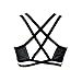 Mallcat Strappy Bandage Crop Tops Bra