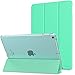 MoKo Case Fit 2018/2017 iPad 9.7 6th/5th Generation - Slim Lightweight Smart Shell Stand Cover with Translucent Frosted Back Protector Fit iPad 9.7 Inch 2018/2017, Mint Green (Auto Wake/Sleep)