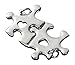 10 Autism Awareness Puzzle Piece Charms Silver Tone Asperger Syndrome (10 Heart Cut Out)