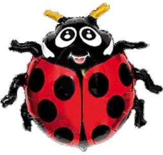Ladybird/Ladybug Shaped 26" Foil Balloon