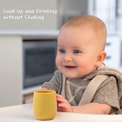 Toddler Cups Silicone Training Cup for Infants and Toddlers, Kids Mini