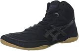 ASICS Men's Matflex 4 Wrestling Shoe,Black/Onyx,9.5 M US