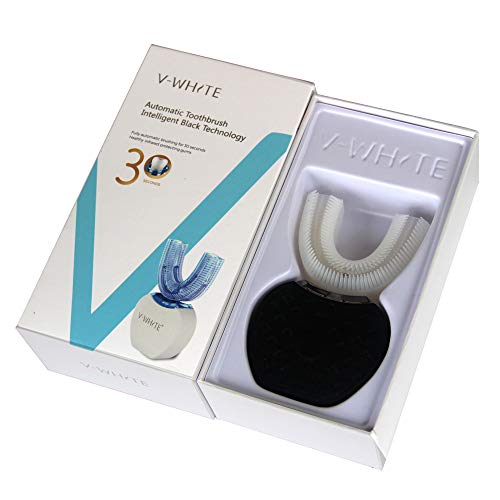 Ultrasonic Rechargeable Electric Toothbrush V-WHITE 360° Automatic Toothbrush Whitening Electric Power Toothbrush for Adults，30'' Automatic Timer, 4 Optional Modes, Wireless Charging, FDA/IPX7         - Thumbnail 7