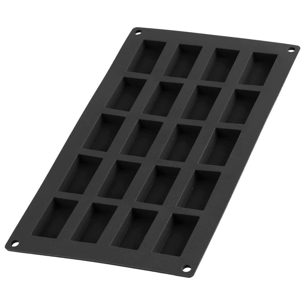 Lékué 9 Cavity Gourmet Financier Mould, Black, (0621020N01M022)
